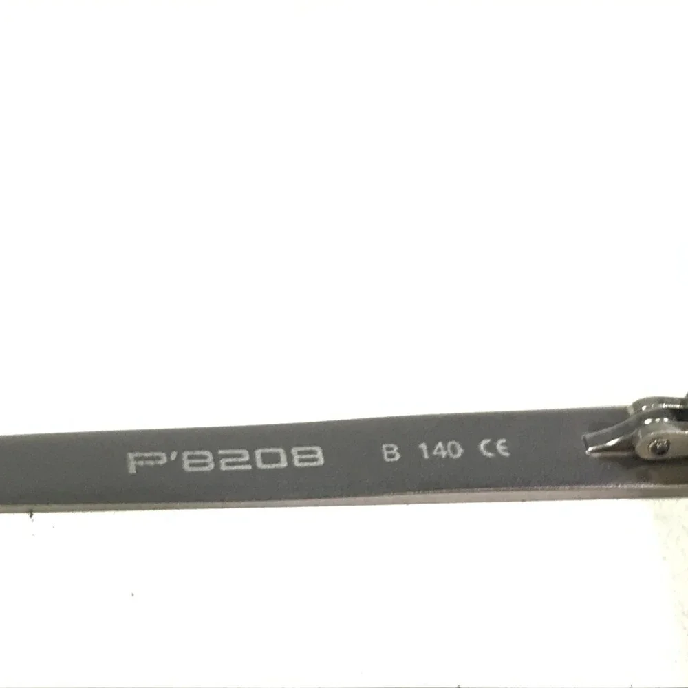 Porsche Design Eyeglasses Frames P8208 B Grey Tortoise Rectangular 53-15-140